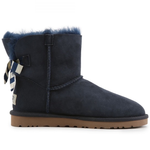 UGG Shoes - Ugg Australia mini Bailey navy blue boots size 7